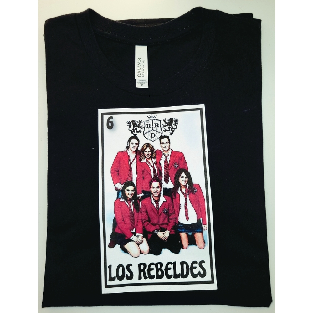 Rbd Rebelde Loteria T-Shirt Size M